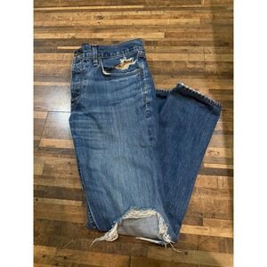 Rag & Bone Standard Issue Slim Leg‎ Distressed Denim Jeans Rips Mens Size 32